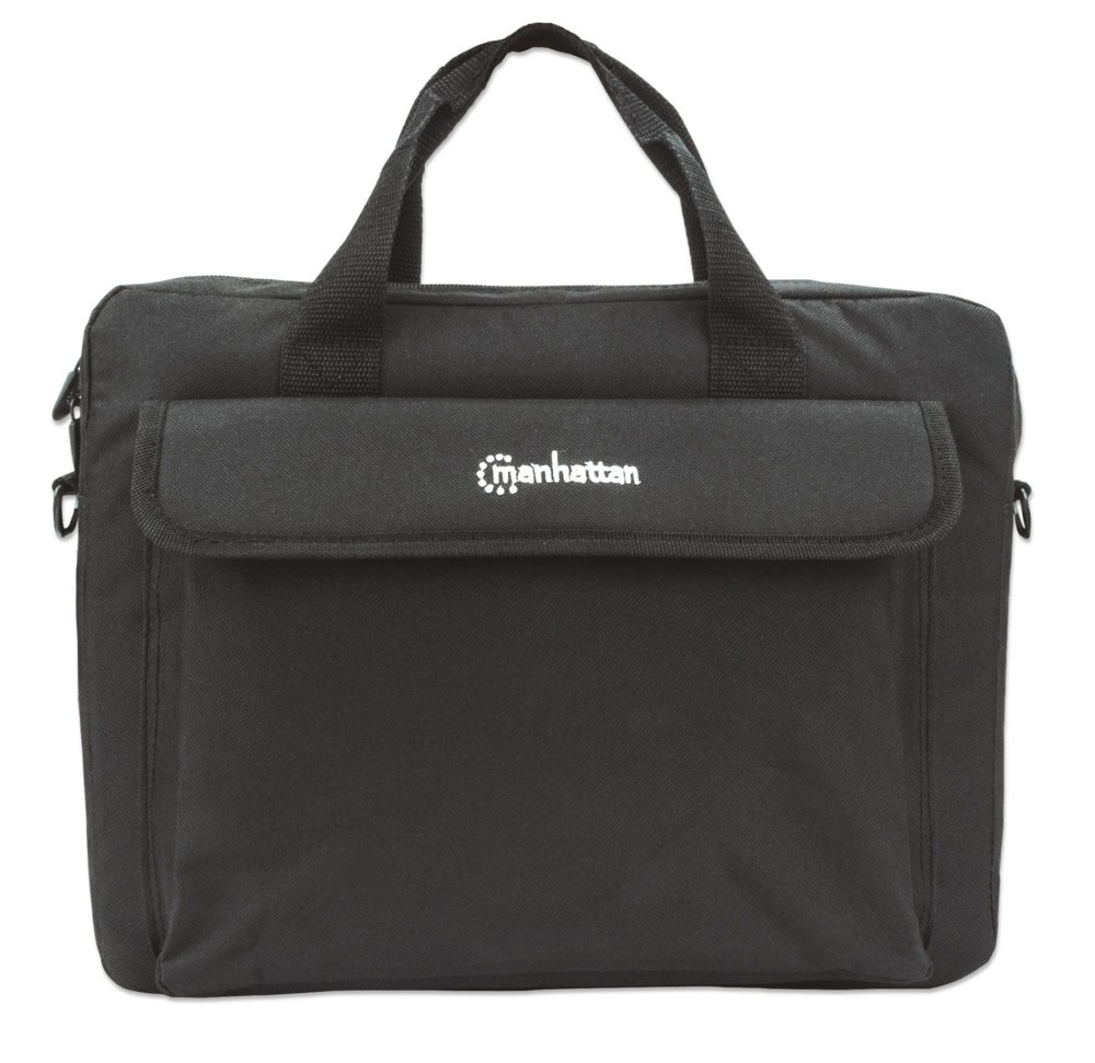 Manhattan 14.1" Laptop Tas | Zwart - Afbeelding 4